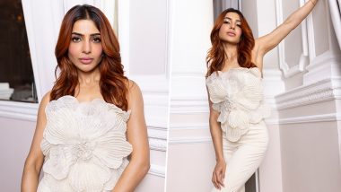 ‘Citadel - Honey Bunny’ Promotions: Samantha Ruth Prabhu Shines in Elegant White Flower Tube Top (View Pics)