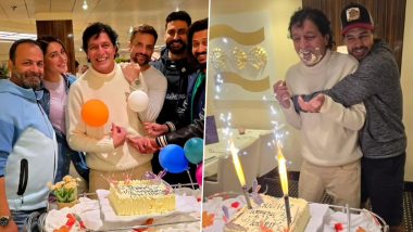 Chunky Panday Shares Hilarious Birthday Moments With ‘Housefull 5’ Cast, Says ‘Guess Who Cut the Cake and Fed My Face’ (View Pics)