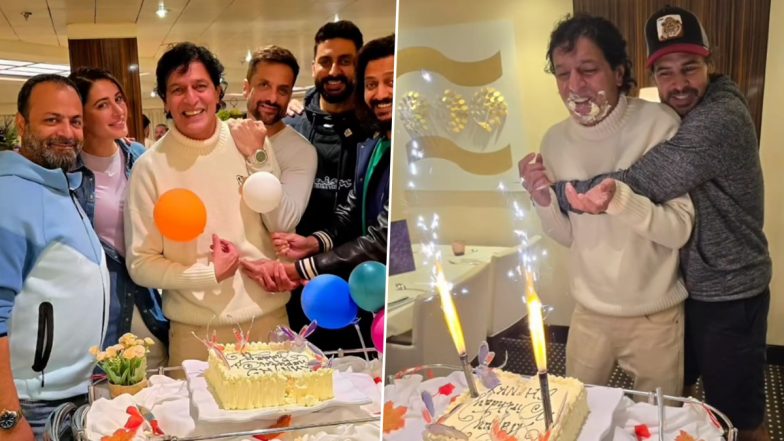 Chunky Panday's On-Set Birthday Bash: Riteish Deshmukh and Co-Stars Make It a Memorable Day