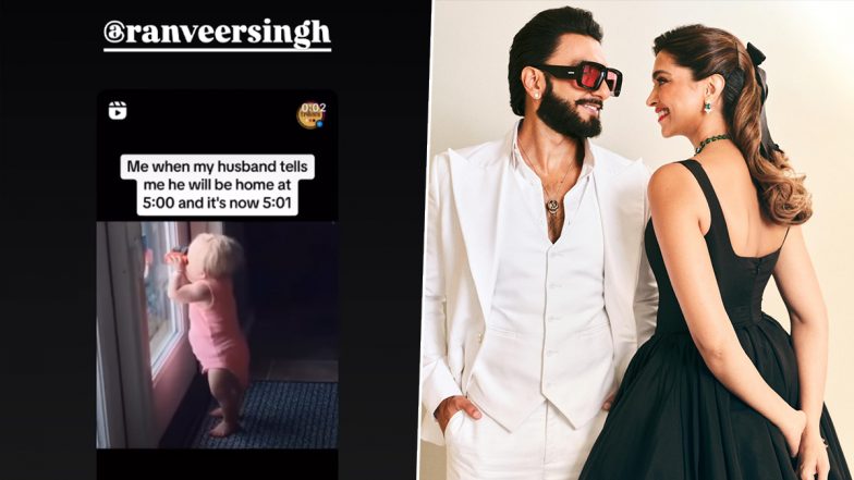 Watch Deepika Padukone's Fun Video Waiting for Ranveer Singh, Highlighting Their Family Joy!