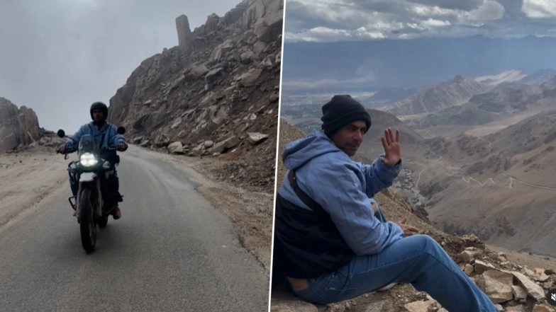 Sunil Grover Shares Serene Ladakh Bike Ride Video on Insta With Sonu Nigam’s ‘Kahani’ Song in Background! (Watch Video)