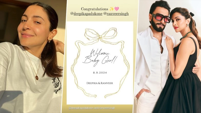 Deepika Padukone and Ranveer Singh’s Baby Girl Announcement: Anushka Sharma Shares Heartfelt Congratulations