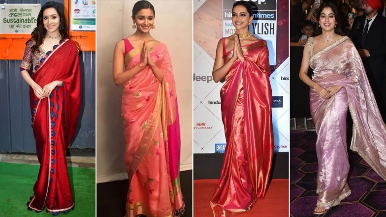 Saree Ideas for Ganesh Chaturthi Celebration: Let Deepika & Others Help You Pick the Right Style