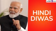 Hindi Diwas 2024: PM Narendra Modi Greets People on Occasion of Hindi Day (Watch Video)