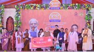 PM Narendra Modi Launches Odisha Government’s Subhadra Yojana, Railway, NH Projects Worth Over INR 3,800 Crore (See Pics and Video)