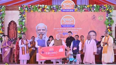 Modi Launches Odisha Govt's Subhadra Yojana, Railway, NH Projects Worth over Rs 3,800 Cr