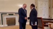 Vladimir Putin Hails India’s Rising Success Under PM Narendra Modi As NSA Ajit Doval Briefs Russian President on Ukraine Visit (Watch Videos)