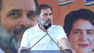 Jharkhand Assembly Elections 2024: BJP Wants To Snatch 'Jal, Jungle, Jameen' From Tribals, Alleges Rahul Gandhi at Poll Rally