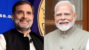 ‘Wishing You a Long and Healthy Life’: Rahul Gandhi Extends Birthday Greetings to PM Narendra Modi on His 74th Birthday