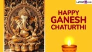 Ganesh Chaturthi 2024 Wishes: Share WhatsApp Messages, Vinayaka Chaturthi Greetings, Lord Ganesh HD Images, Quotes and Wallpapers To Celebrate Ganeshotsav