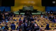 Middle East Crisis: UNGA Adopts Resolutions Urging Israel To Withdraw From ‘Occupied’ Territories in Palestine and Syrian Golan, Says ‘Two-State Solution Only Path to Lasting Peace’