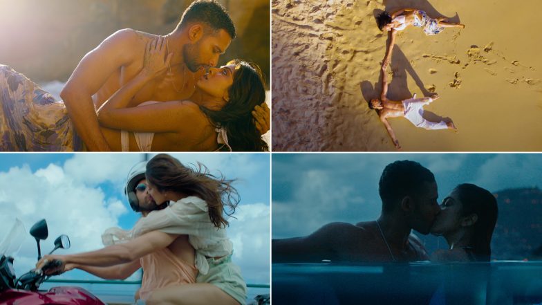 ‘Yudhra’ Song ‘Saathiya’: Siddhant Chaturvedi and Malavika Mohanan Showcase Steamy Chemistry With Passionate Kisses and Romantic Moments (Watch Video)