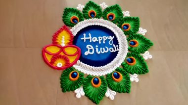 Diwali 2024 Rangoli Videos and Images: Easy Rangoli Designs, Shubh Deepawali Colourful Motifs, Pookalam Patterns and Alpona Ideas To Decorate Your Home on the Festival