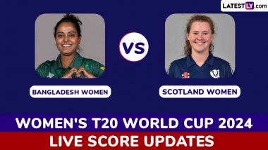 BAN-W Win By 16 Runs | Bangladesh Women vs Scotland Women Highlights of ICC Women T20 World Cup 2024: Combined Efforts Help Nigar Sultana and Co Register Victory As Bangladesh-W Achieve First-Ever Win in WT20 World Cup After 10 Years