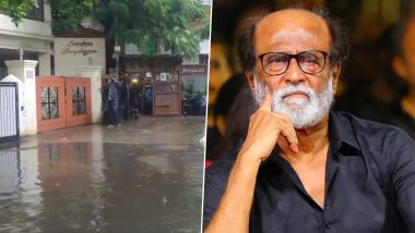 Chennai Rains: Superstar Rajinikanth’s Poes Garden Mansion Swamped by Heavy Rainfall! (Watch Video)