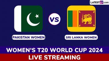 Pakistan Women vs Sri Lanka Women, ICC Women's T20 World Cup 2024 Match Live Streaming Online: How To Watch PAK-W vs SL-W Free Live Telecast on TV?