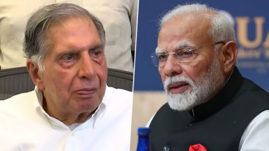 Ratan Tata Dies: PM Narendra Modi Speaks to Noel Tata, Condoles Demise of Veteran Industrialist