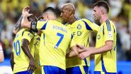 Esteghlal vs Al-Nassr Live Streaming Online, AFC Champions League Elite 2024-25: Get Match Telecast Time in IST and TV Channels To Watch Football Match in India