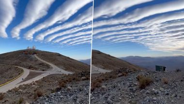 Chile: Rare ‘Banded Stratocumulus’ Clouds Spotted Over Atacama Desert, Video Goes Viral