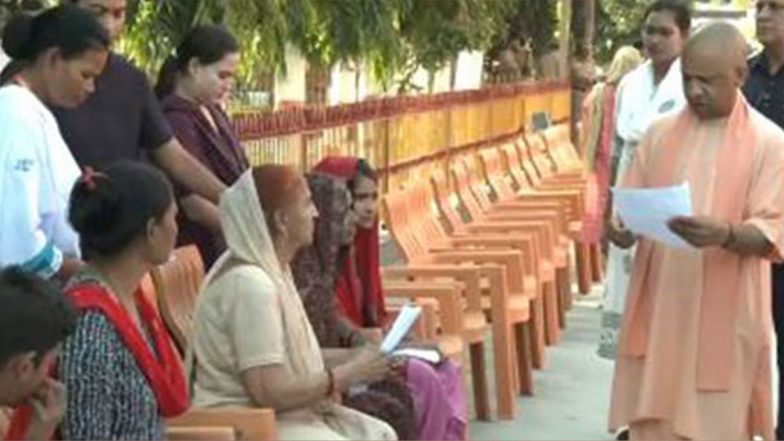 Yogi Adityanath Holds ‘Janata Darbar’ at Gorakhnath Temple