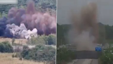 North Korea Detonates Roads to South Korea, Aims to Cut Off Connectivity, Says Seoul (Watch Video)