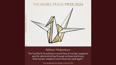 Nihon Hidankyo Wins Nobel Peace Prize 2024: Why Did Nobel Committee Choose Japanese Organisation of Atomic Bomb Survivors From Hiroshima and Nagasaki for Prestigious Award?