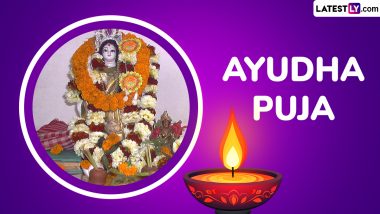 Ayudha Puja 2024 Wishes and HD Images for Free Download Online: Send WhatsApp Messages, Wallpapers, Quotes and Greetings on Shastra Puja