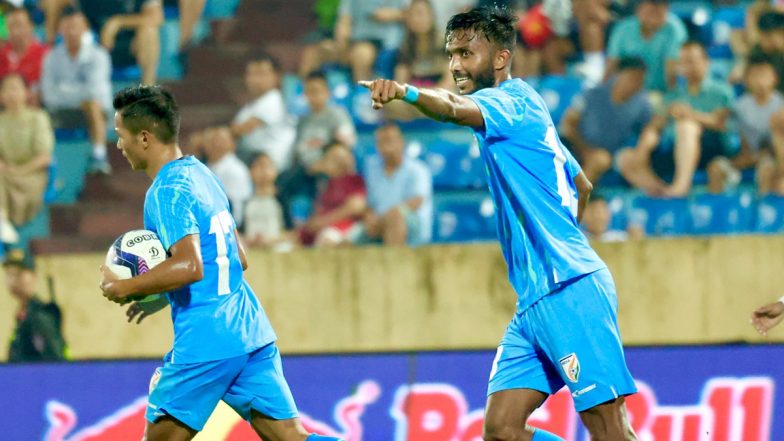 India Football Team Midfielder Farukh Choudhary Reacts After 1–1 Draw Against Vietnam 