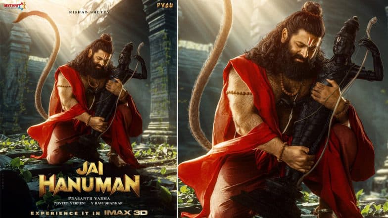 ‘Jai HanuMan’: Netizens Applaud Rishab Shetty’s Casting As Lord Hanuman in Prasanth Varma’s Upcoming Film (Check Poster)