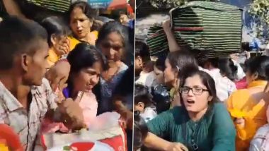 Sadar Bazar Crowding Viral Video: Stampede-Like Situation as People Throng Delhi Market for Diwali Shopping, Clip Shows Huge Crowd Jostling for Space