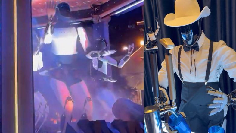 Tesla Optimus Robots Steals the Show at ‘We, Robot’ Event, Demonstrates Drink-Serving and Dance Skills (Watch Video)