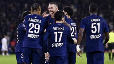 Bradley Barcola Scores and Assists As PSG Returns to Top of Ligue 1 2024–25 Points Table Following 4–2 Win Over RC Strasbourg