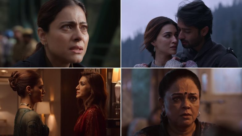 ‘Do Patti’ Trailer: Kajol As Tough Cop Tries to Unravel Mysterious Case in Nail-Biting Netflix Thriller; Kriti Sanon in Intriguing Double Role (Watch Video)