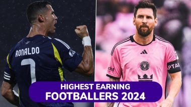 Cristiano Ronaldo Tops Forbes Highest Paid Football Players 2024 List, Earns Double Than Second Placed Lionel Messi (Check List)