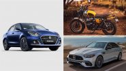 Upcoming Car and Bike Launches in November 2024: From Mercedes-AMG C63 SE Performance to Maruti Suzuki Dzire 2024 and Royal Enfield Bear 650, Here's List of Upcoming Vehicles To Launch