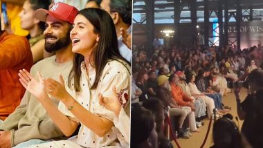 Anushka Sharma and Virat Kohli Celebrate Karva Chauth 2024 in a Unique Way; Video Capturing ‘Virushka’ Enjoying a Kirtan in Mumbai Goes Viral – WATCH