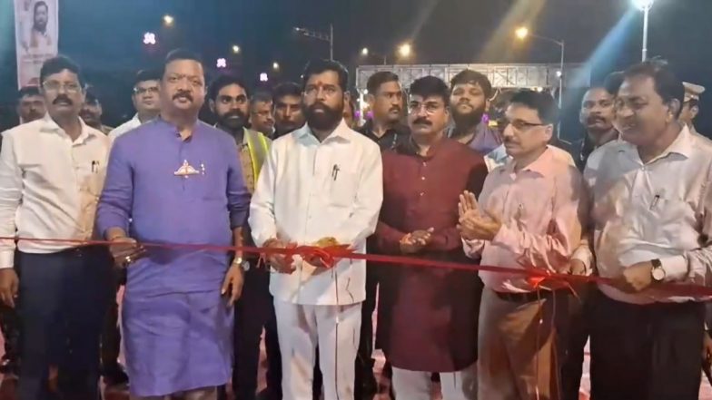 Maharashtra CM Eknath Shinde Inaugurates Chheda Nagar Flyover in Mumbai