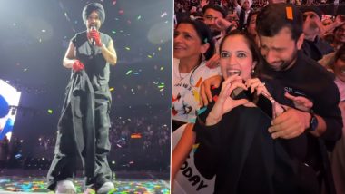 Dil-Luminati Concert Amsterdam: Diljit Dosanjh Gifts His Black Jacket to Female Fan on Her Birthday, Singer’s Heartwarming Gesture Goes Viral (Watch Video)