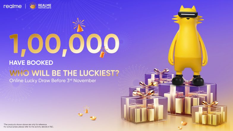 Realme Announces ‘Diwali Ultimate Jackpot’, Lucky Draw on November 3; Check Eligibility Details, Know How To Apply