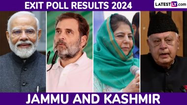 Jammu and Kashmir Exit Poll Results 2024: India Today C-Voter Predicts 40-48 Seats for NC-Congress Alliance, 27-32 for BJP; Check Party-Wise Seat Predictions