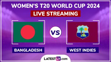 Bangladesh Women vs West Indies Women, ICC Women’s T20 World Cup 2024 Match Live Streaming Online: How To Watch BAN-W vs WI-W Free Live Telecast on TV?