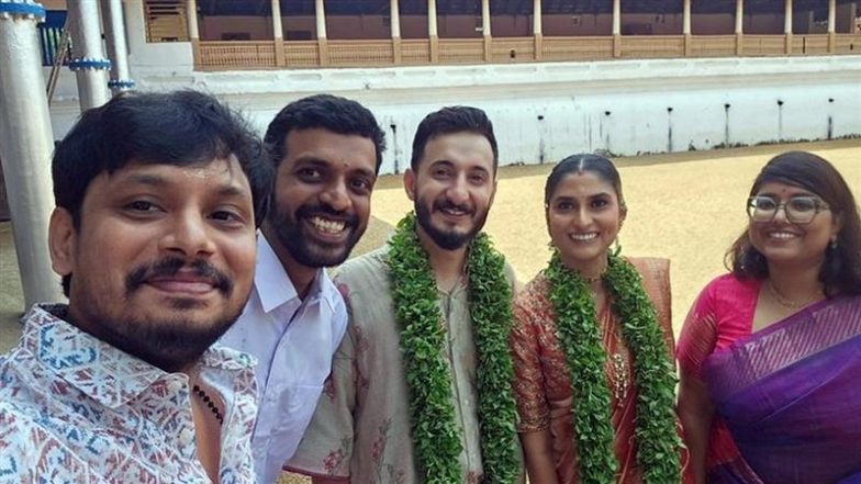 Sushin Shyam Ties the Knot With Uthara Krishnan in an Intimate Wedding Ceremony; First Picture of Newly Weds Out!