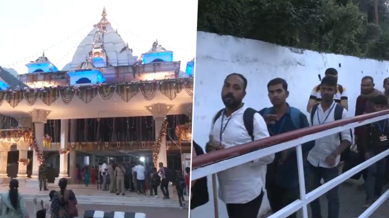 Navratri 2024: Devotees Throng Temples Across Country To Offer Prayers on 2nd Day of Navratri (Watch Videos)