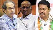 MVA Seat-Sharing for Maharashtra Assembly Elections 2024: Congress, Shiv Sena (UBT), Sharad Pawar&rsquo;s NCP Concur on 85 Seats Each; Reiterate Will Contest Polls Together