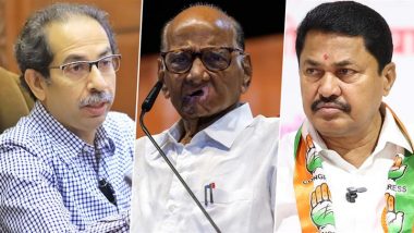 MVA Seat-Sharing for Maharashtra Assembly Elections 2024: Congress, Shiv Sena (UBT), Sharad Pawar’s NCP Concur on 85 Seats Each; Reiterate Will Contest Polls Together