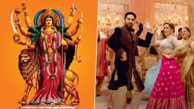 Navratri 2024 Dandiya Song of the Day: Ayushmann Khurrana and Sanya Malhotra’s ‘Morni Banke’ From ‘Badhaai Ho’ Will Get You Dancing This Garba Season (Watch Video)