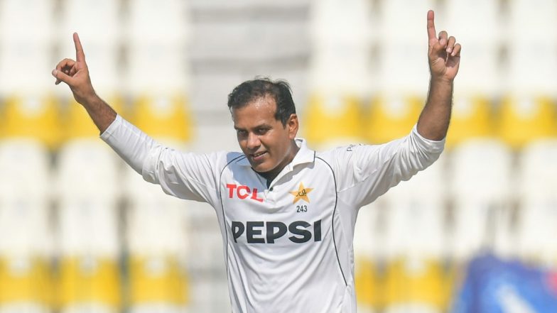 Noman Ali Records Best-Ever Bowling Figures For Any Pakistan Left-Arm Spinner in Tests With 8/46 During PAK vs ENG 2nd Test 2024