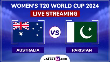 Australia Women vs Pakistan Women, ICC Women’s T20 World Cup 2024 Match Live Streaming Online: How To Watch AUS-W vs PAK-W Free Live Telecast on TV?