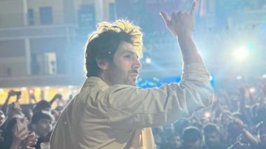 ‘Bhool Bhulaiyaa 3’: Kartik Aaryan Steals the Show in Indore While Promoting His Upcoming Film’s Title Track (Watch Video)