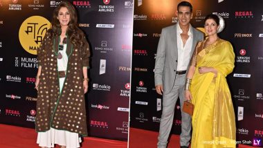 MAMI Film Festival 2024: Akshay Kumar and Twinkle Khanna Shine at the Premiere of Dimple Kapadia’s ‘Go Noni Go’ (See Pics)